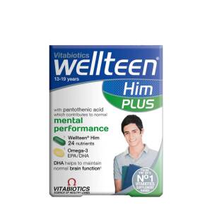Vitabiotics Wellteen Him Plus (56 Tablets) - Nuvalia