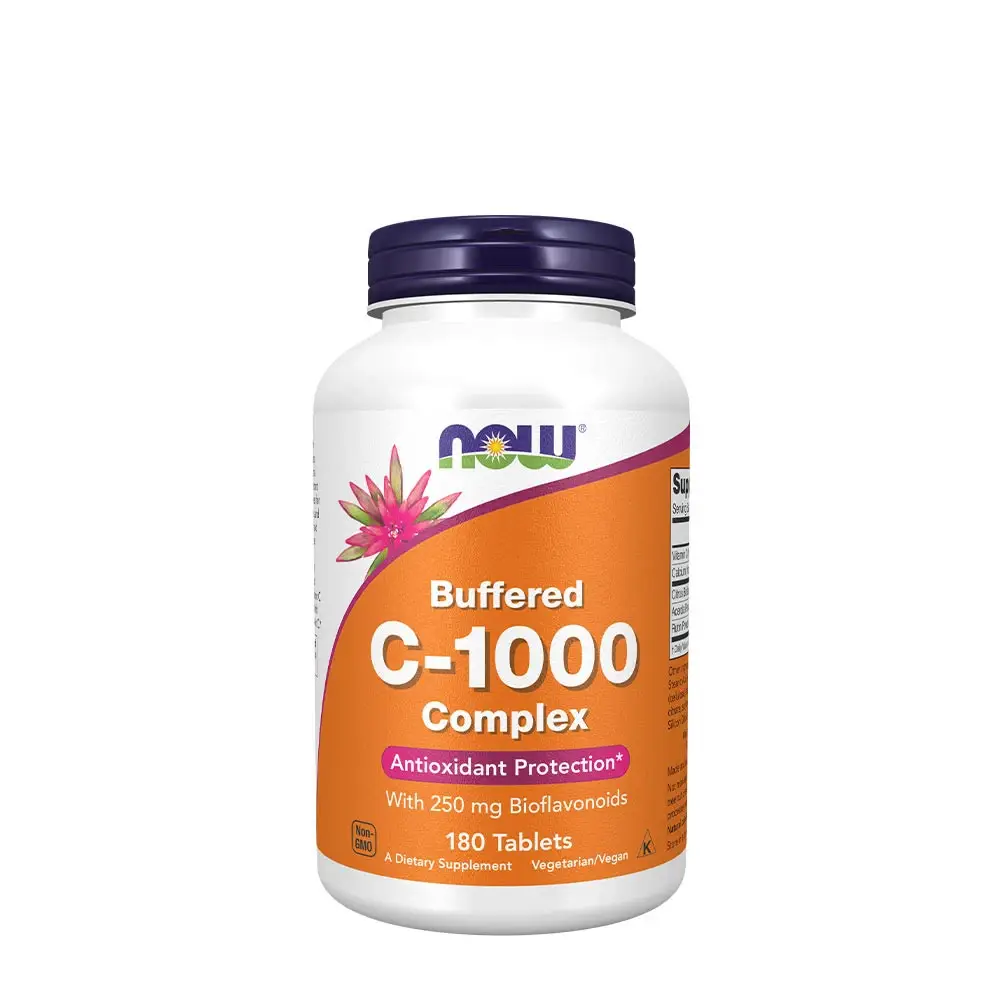 C-vitamin-1000-kompleks – med 250 mg bioflavonoider – 180 tabletter – Nuvalia