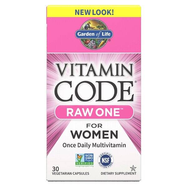 Vitamin Code RAW ONE til kvinder – 30 vcaps – Nuvalia