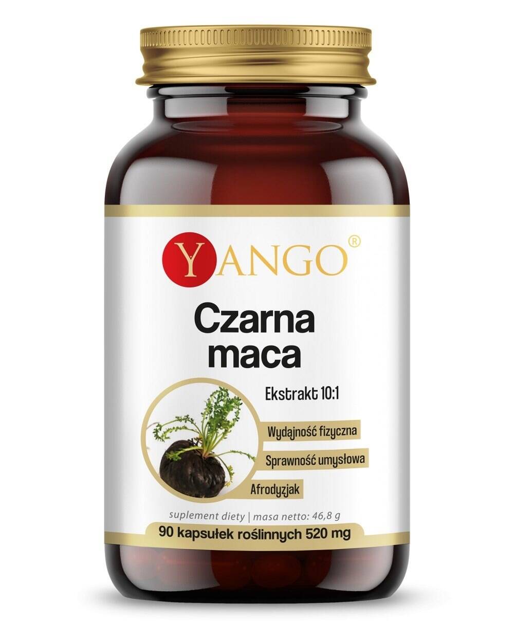 YANGO Black maca (90 caps) - Nuvalia