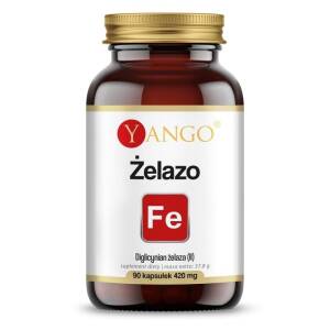 YANGO Ferrous - ferrous bisglycinate (II) (90 caps) - Nuvalia