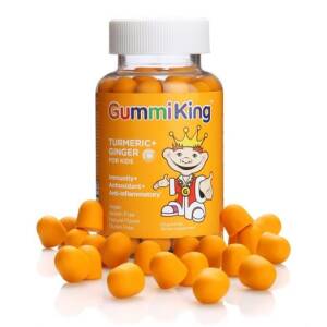 GUMMIKING Turmeric + Ginger for Kids (60 gummies) - Nuvalia