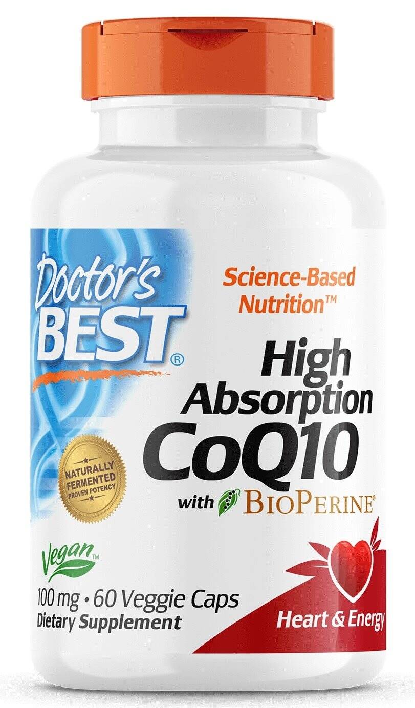 CoQ10 med høj optagelighed og BioPerine