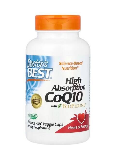 CoQ10 med høj optagelighed og BioPerine