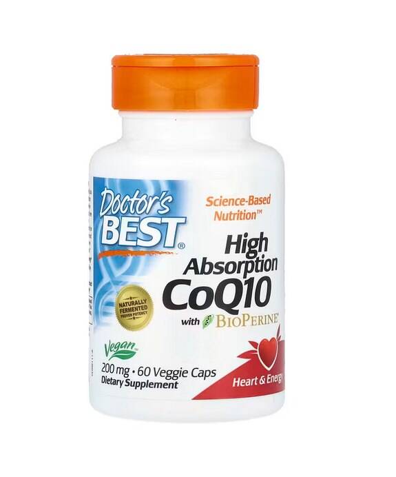 CoQ10 med høj optagelighed og BioPerine