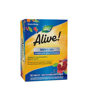 Natures Way Alive!® Men's 50+ Complete Multivitamin (50 Tablets) - Nuvalia