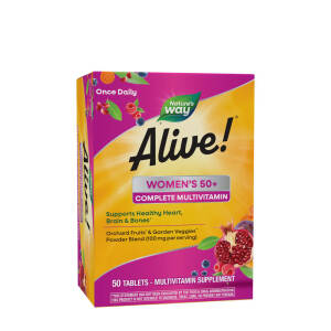 Natures Way Alive!® Women’s 50+ Complete Multivitamin (50 Tablets) - Nuvalia