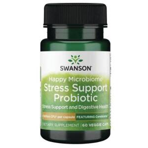 SWANSON Happy Microbiome Stress Support Prob. 60vc - Nuvalia