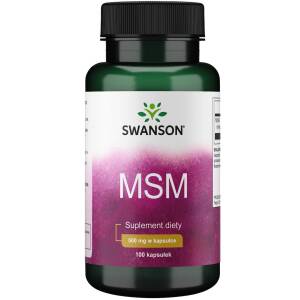 SWANSON MSM 500mg 100 kaps - Nuvalia