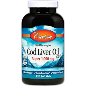 Wild Norwegian Cod Liver Oil Gems